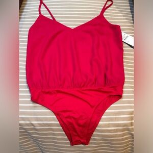 XS Free Press Bodysuit NWT
